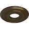 Ekena Millwork Classic Ceiling Medallion (Fits Canopies up to 7 1/4"), 12 3/8"OD x 4"ID x 1 1/8"P, Brass CM12CLBRS - alternate 2